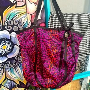 Henri Bendel Leopard tote 18 X 15 beautiful and ***Rare***